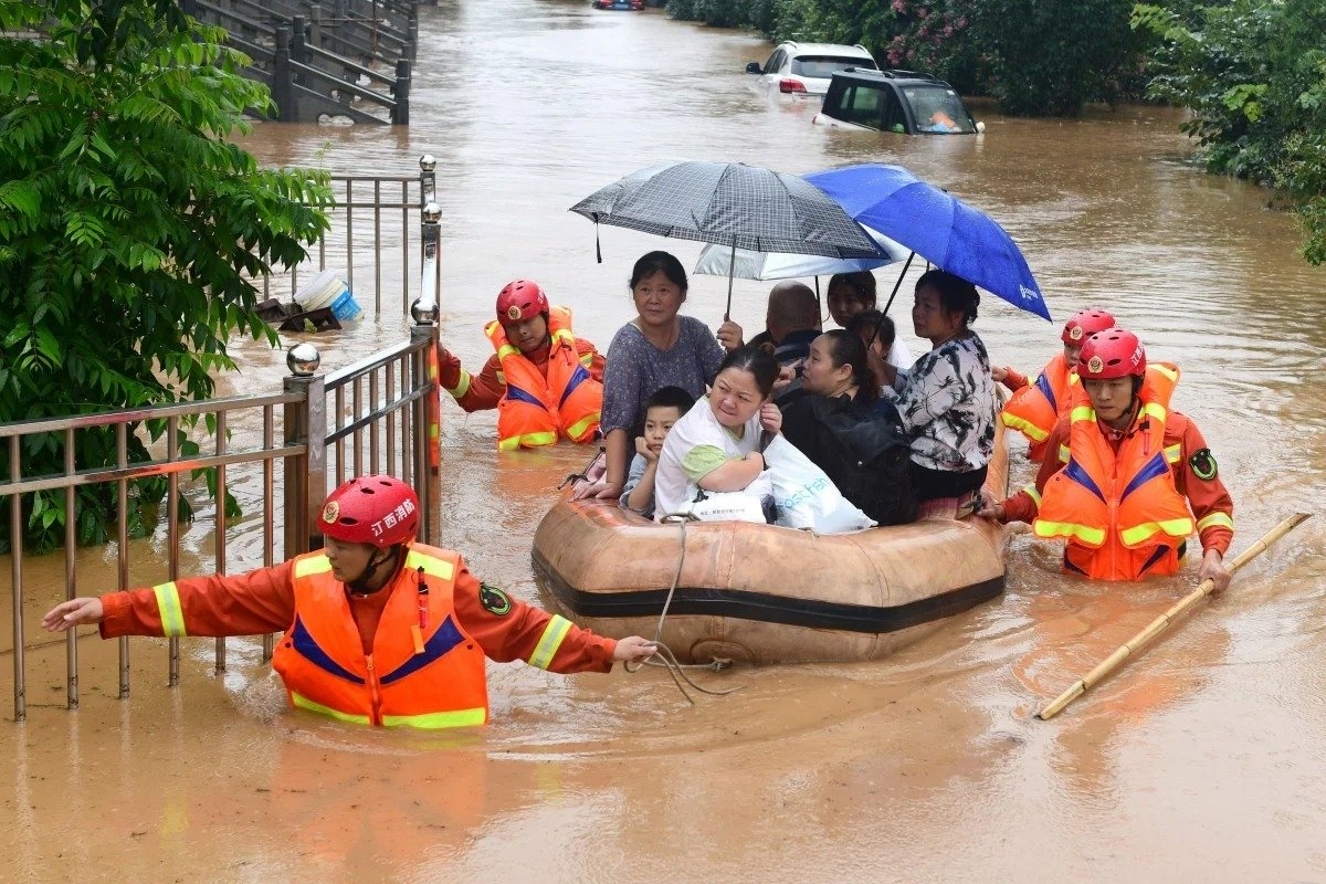 Thousands Evacuated As Deadly Floods Hit China