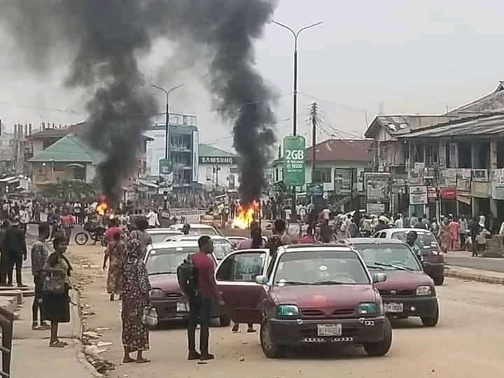 Protests In Ibadan Over Alleged Killing Of Teen By Amotekun