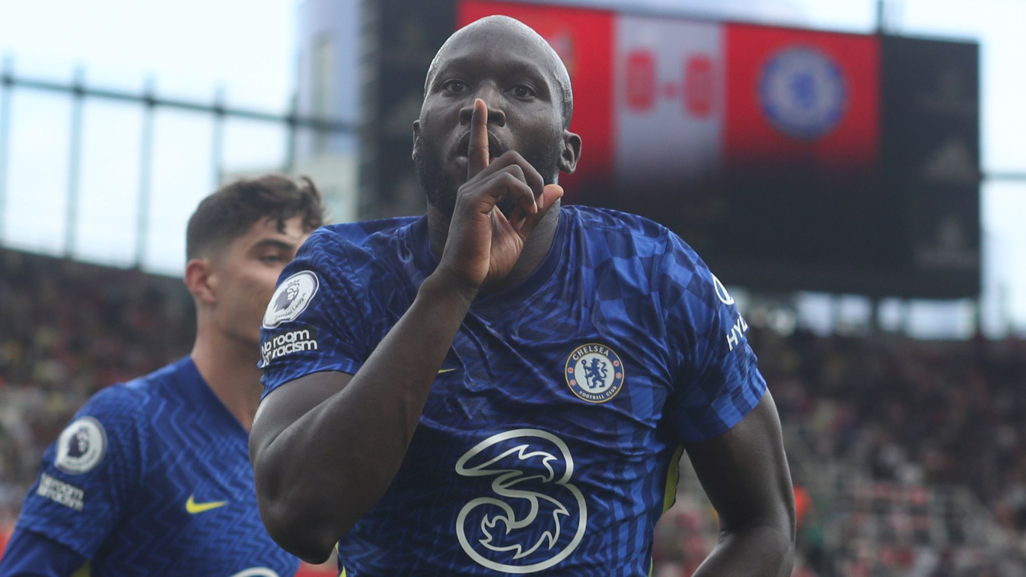 Red Hot Lukaku Fire Chelsea To Top Of Table
