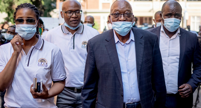 Zuma Makes First Public Appearance Since Release From Prison