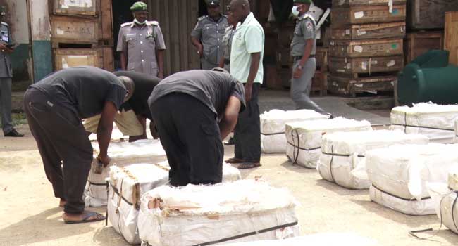 Customs Seizes 1.5m Tablets Of Tramadol At Lagos Airport