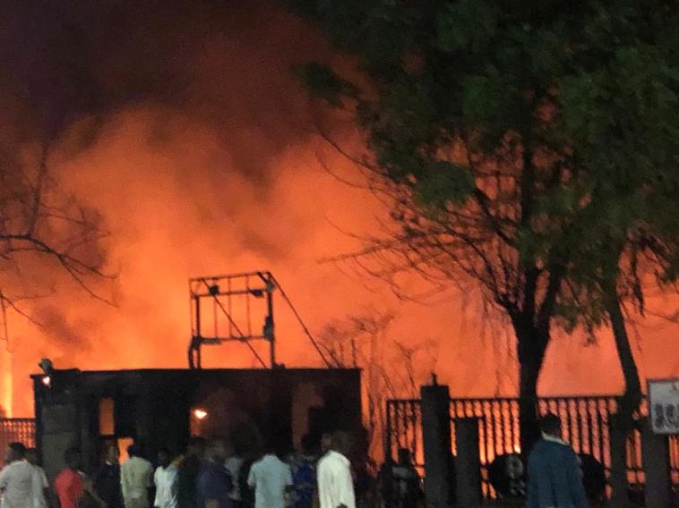Fire Razes Building In Old Port Harcourt Township