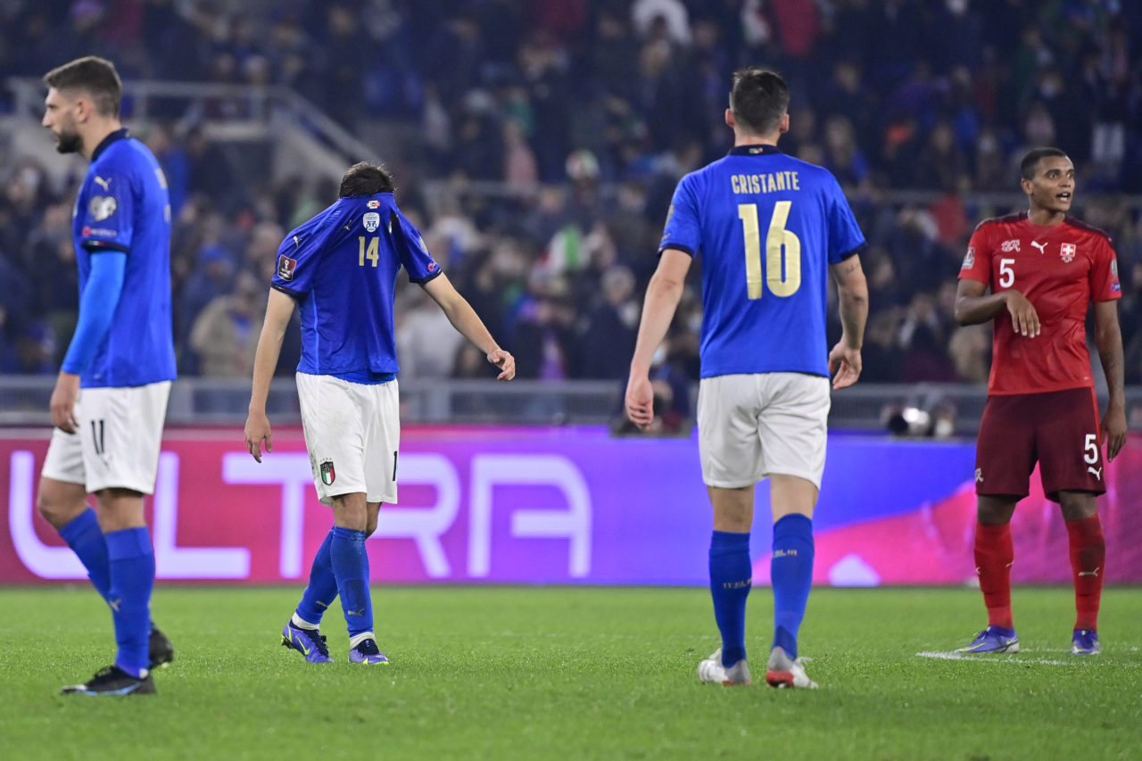 Italy Join Portugal, Fail To Qualify For Qatar 2022 World Cup