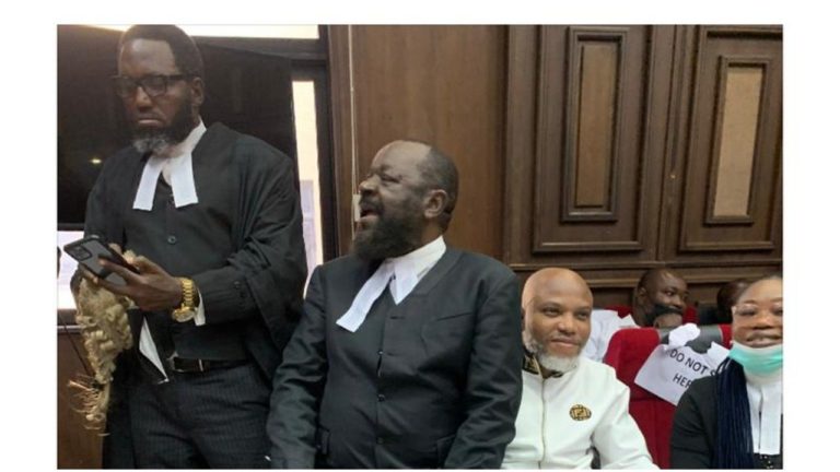 Nnamdi Kanu Engages Official In Shouting Bout