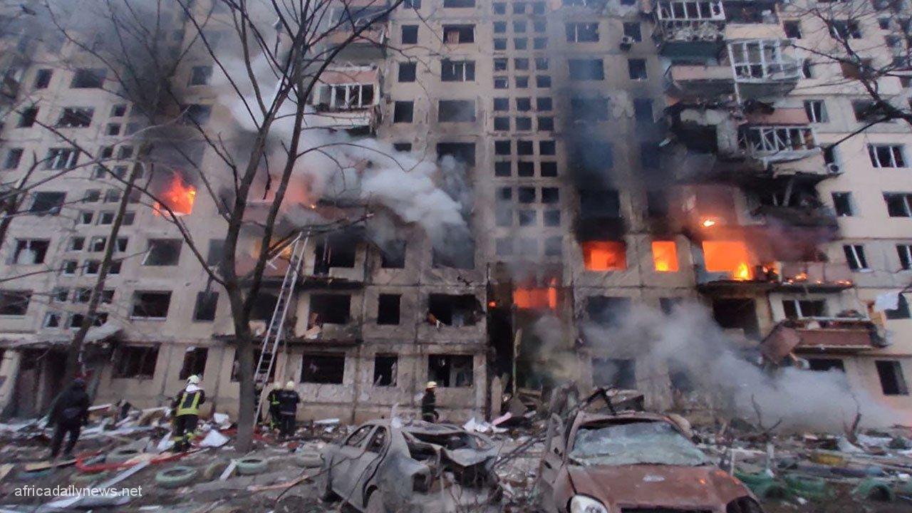 Deadly Airstrike Hits Ukraine’s Capital, Kyiv