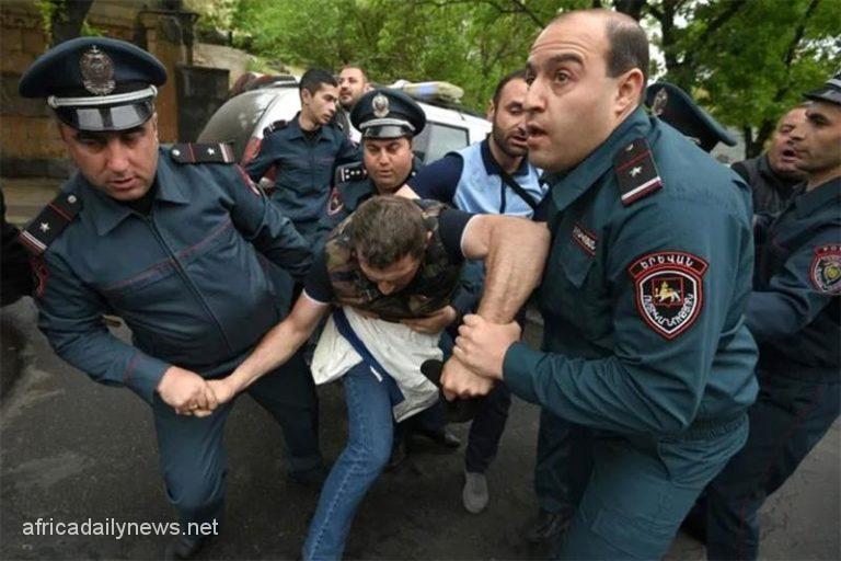 200 Protesters Detained In Armenia As Presure On PM Mounts