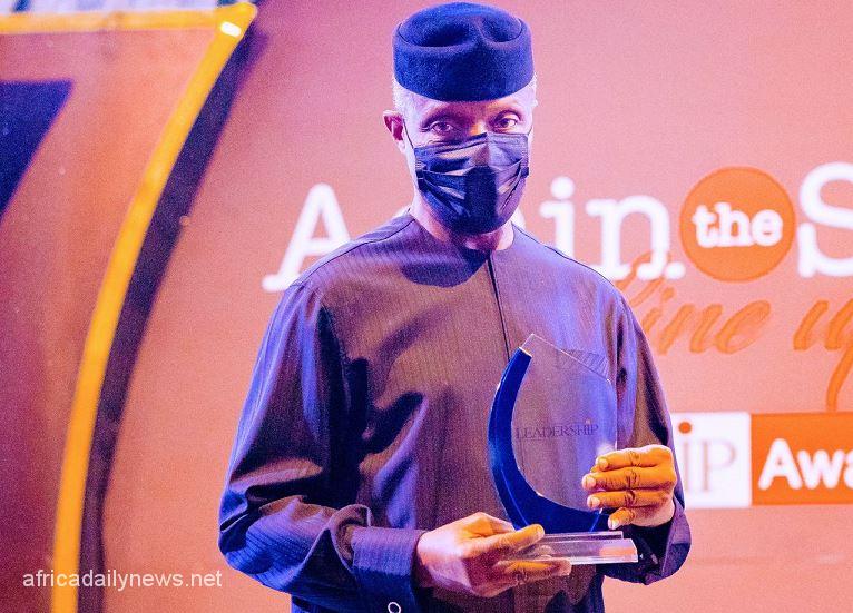Osinbajo Bags ‘Leadership Person Of The Year’ Award
