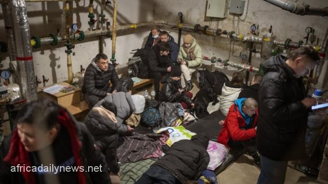 Ukrainian Citizens Take To Bomb Shelters As Attacks Intensify