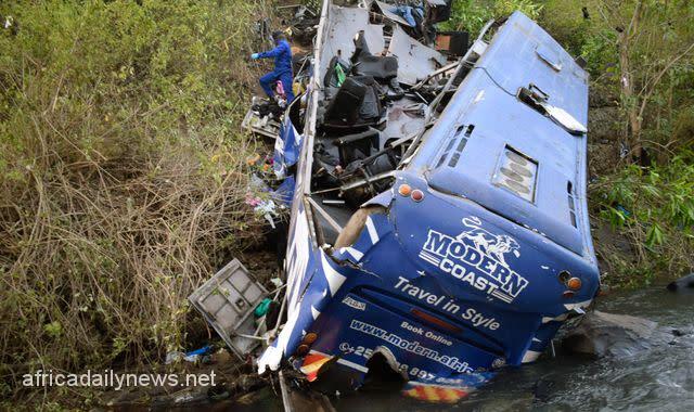 30 Confirmed Dead After Bus Plunged Into River In Kenya