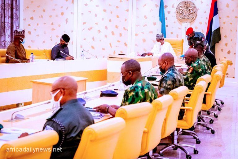President, Security Chiefs Meet To Brainstorm Over Kidnap Threats