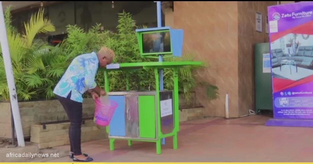 Kenyan Environpreneur, Eddy Gitonga, Invents Smart Trash Bin