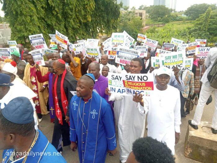 Muslim-Muslim Ticket Protest: Over 10,000 Christians Storm Abuja