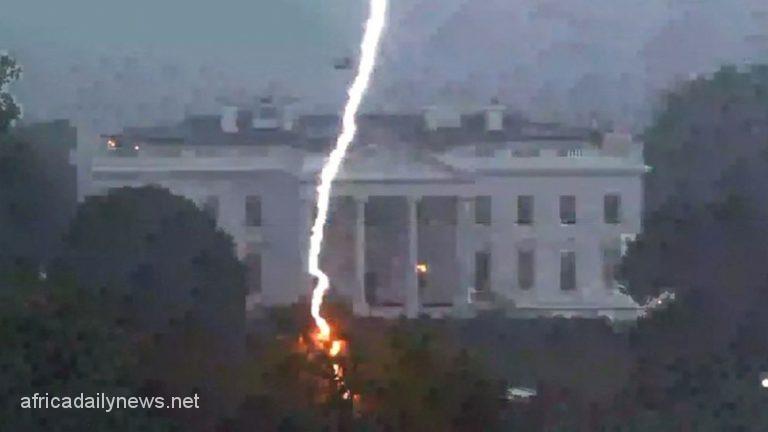Two Confirmed As Lightning Strikes Near White House