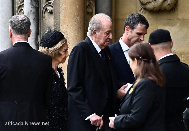 Disgraced Ex-King Of Spain Pays Last Respects To Queen Elizabeth