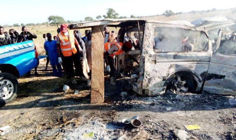 Seven Burnt To Death In Lagos Road Accident