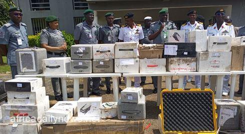 Nigerian Customs Donates 86 Seized Drones To Nigerian Navy