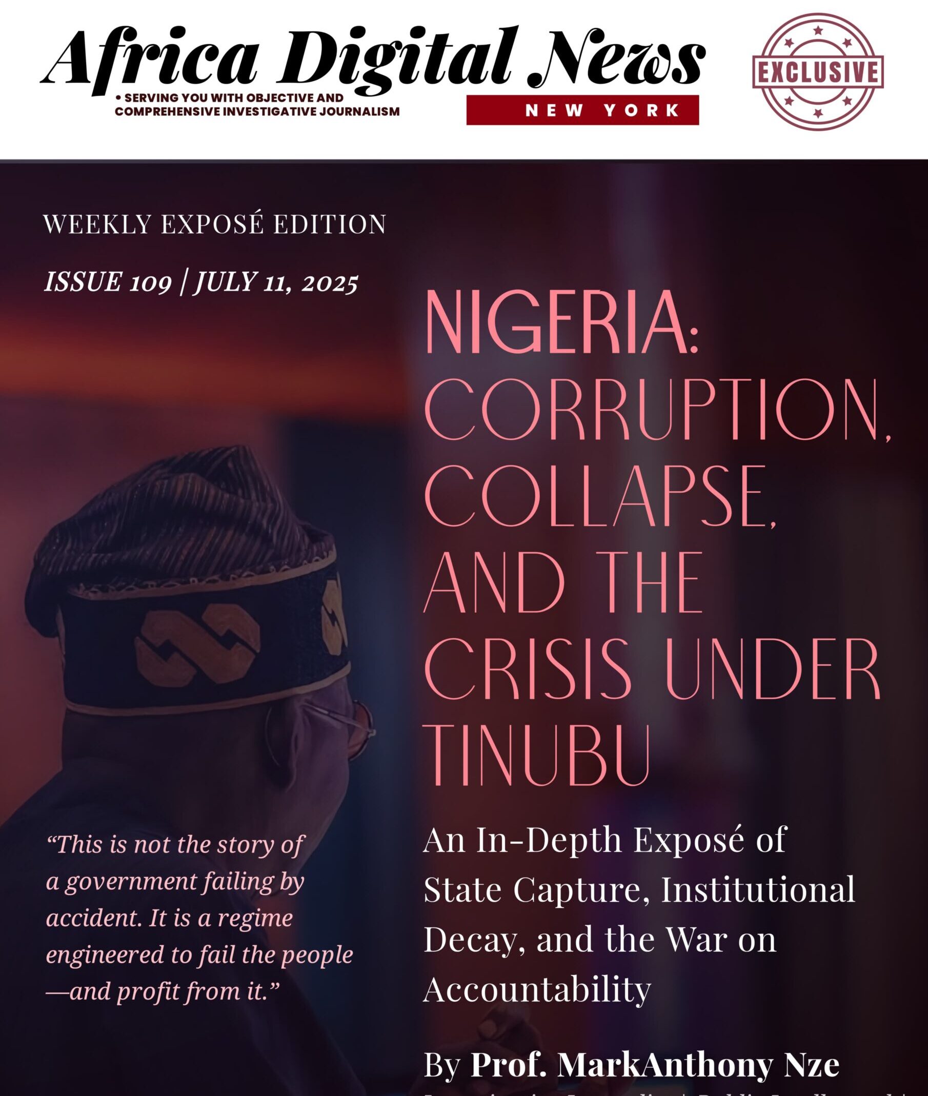 Nigeria: Corruption, Collapse, And The Crisis Under Tinubu